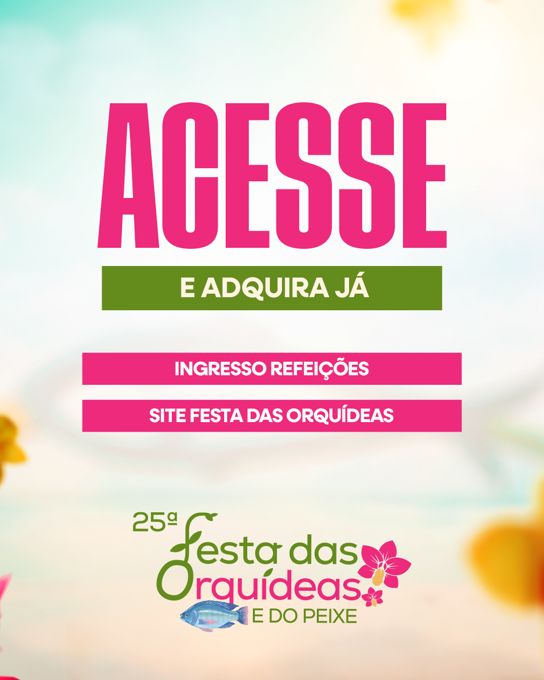 Poster   Festa Das OrquíDeas
