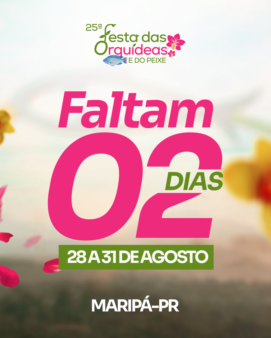Faltam 02 Dias   Festa Das OrquíDeas